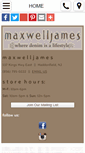 Mobile Screenshot of maxwelljamesjeans.com